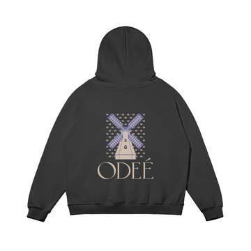 ODEÉ | Windmill 01 (71) | Unisex Heavy Flecee Lined Hoodie | 380 GSM