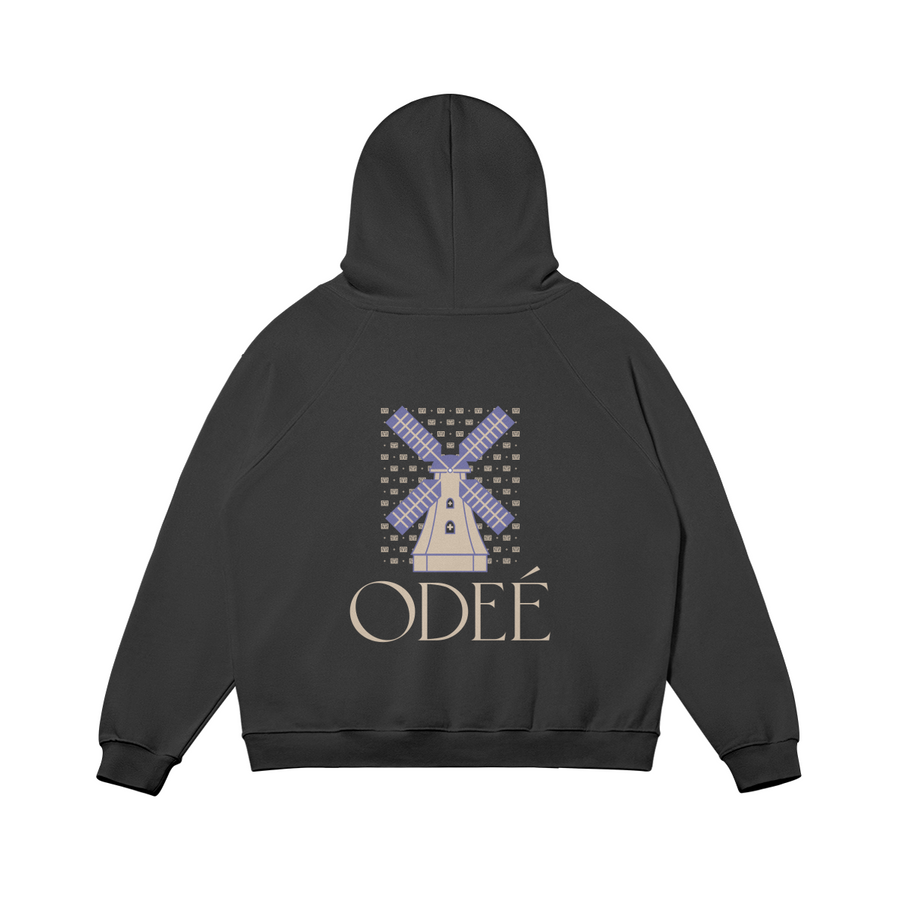 ODEÉ | Windmill 01 (71) | Unisex Heavy Flecee Lined Hoodie | 380 GSM