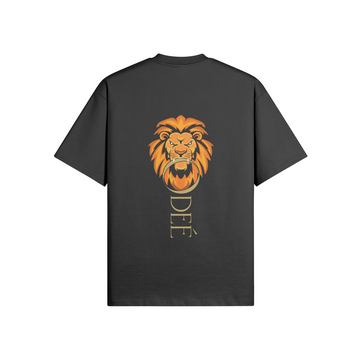ODEÉ | Lion (25) | Unisex Oversized Crew Neck Tshirt | 425 GSM