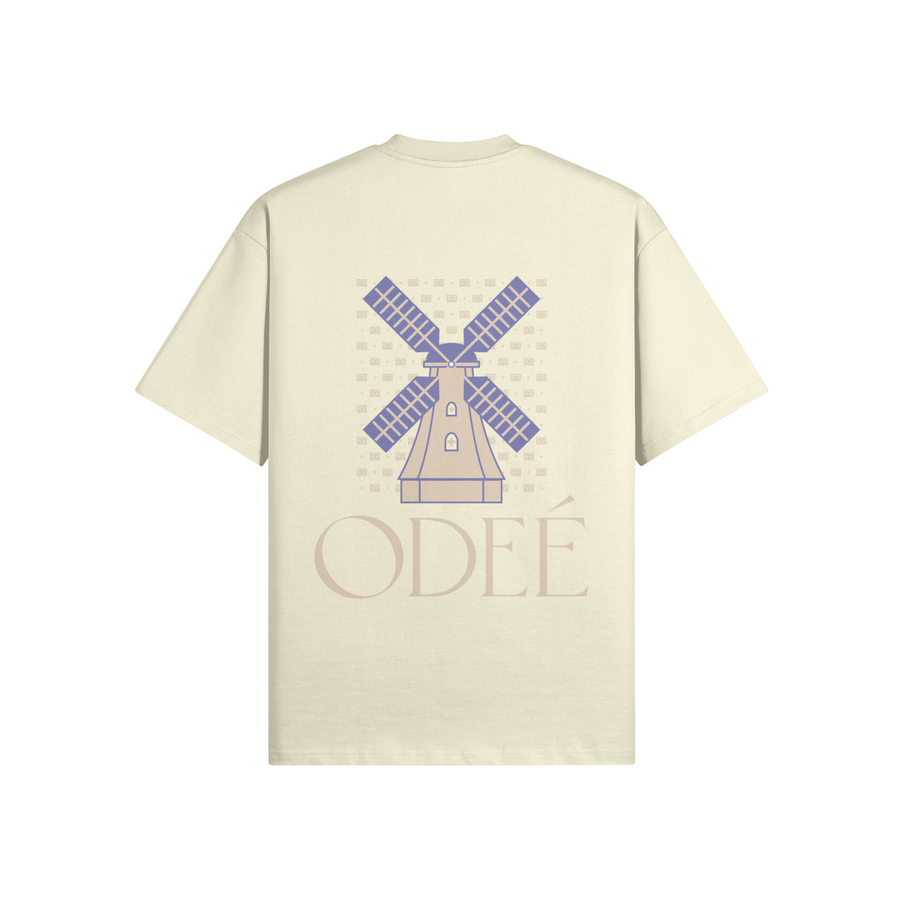 ODEÉ | Windmill (26) | Unisex Oversized Crew Neck Tshirt | 425GSM