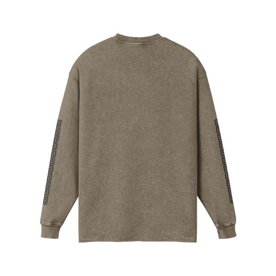 ODEÉ | Liberty MarkStyle (13)| Unisex Raw Faded Long Sleeve | 260GSM