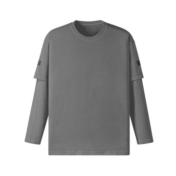 ODEÉ | MarkStyle (11) | Unisex Faux Layer Faded Long Sleeve | 230 GSM