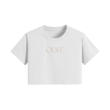 ODEÉ | Rose ( 64) | Women Crop Top Tshirt | 200 GSM
