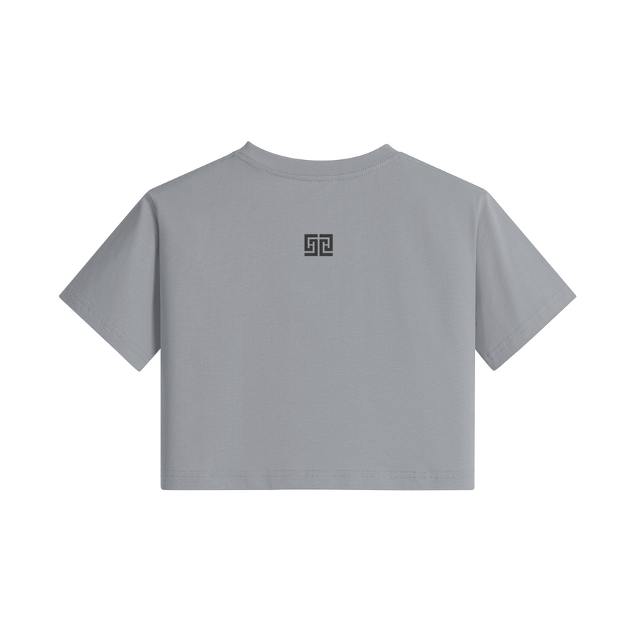 ODEÉ | Black marklogo (62) | | Women Crop Top Tshirt | 200 GSM