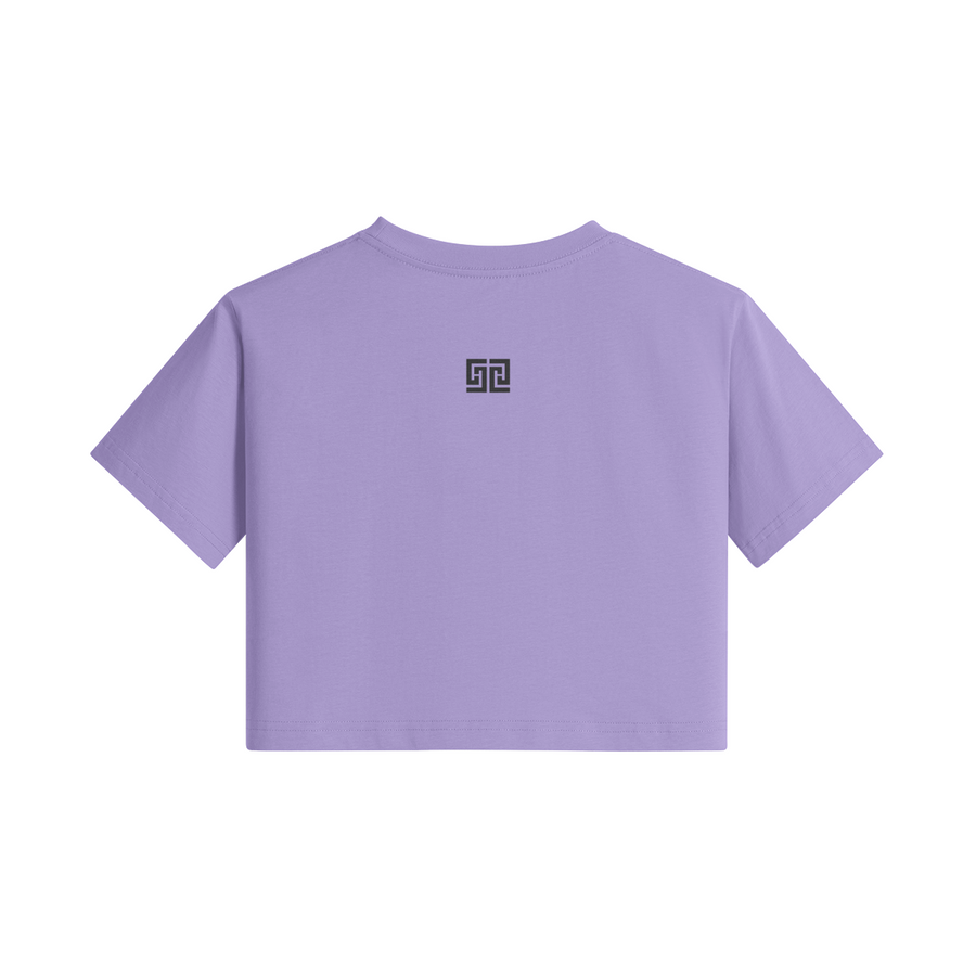 ODEÉ | Black marklogo (62) | | Women Crop Top Tshirt | 200 GSM