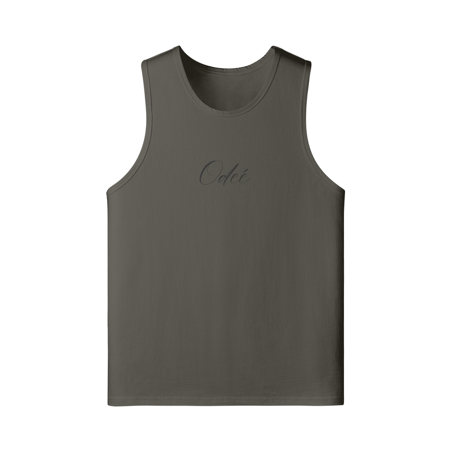 ODEÉ | Signature Style (02) | Unisex Long Line Loose Tank | 240 GSM