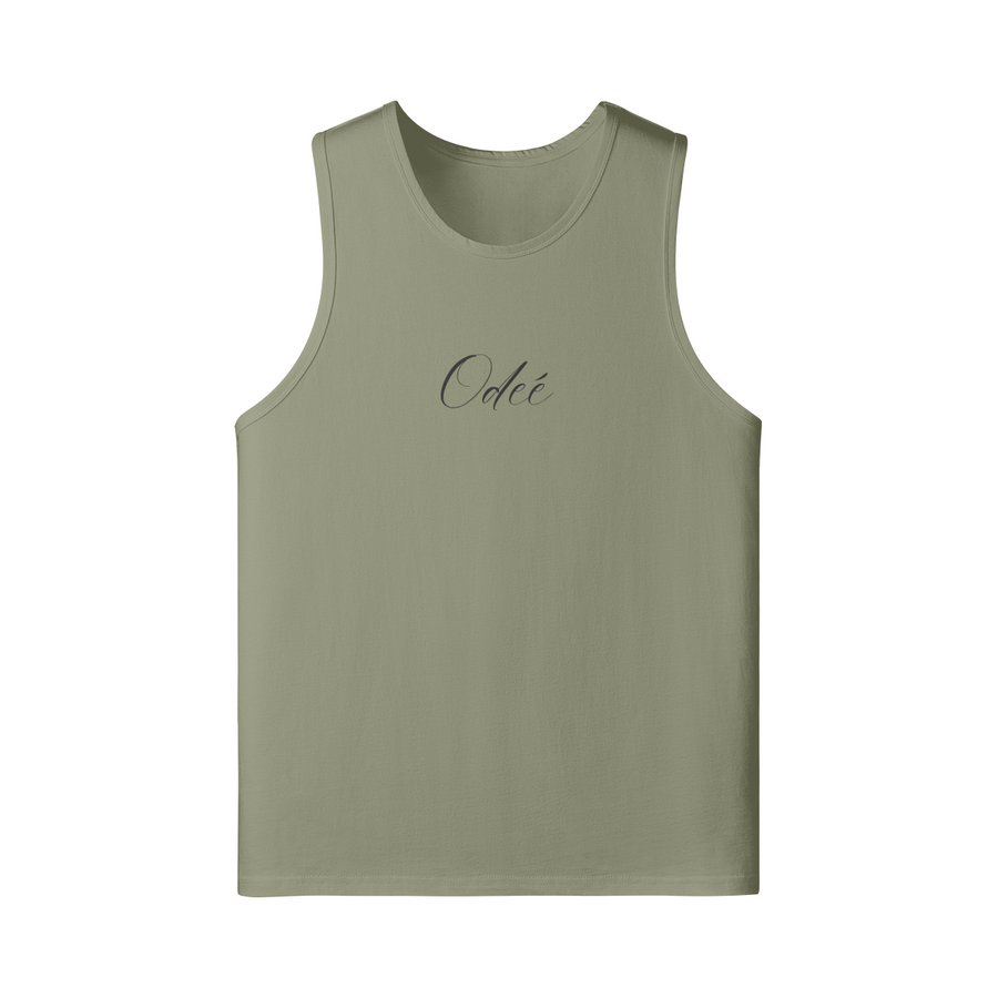 ODEÉ | Signature Style (02) | Unisex Long Line Loose Tank | 240 GSM