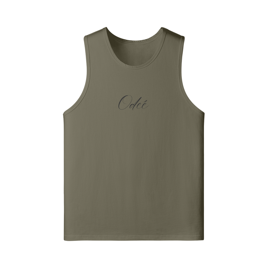 ODEÉ | Signature Style (02) | Unisex Long Line Loose Tank | 240 GSM